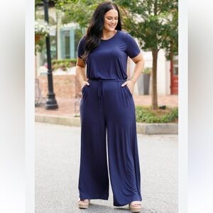 Muk Luks Deep Blue Women's Jumpsuit